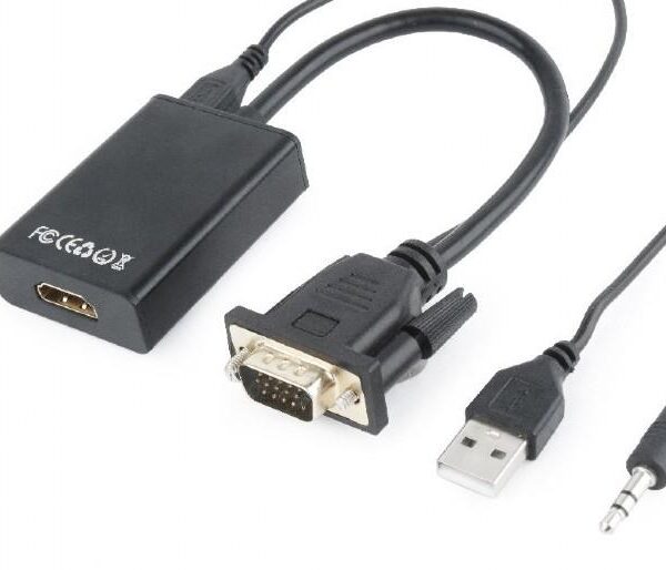 I/O ADAPTER VGA TO HDMI/A-VGA-HDMI-01 GEMBIRD