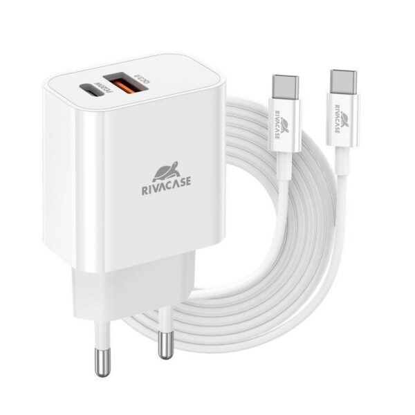 Autolaaidja MOBILE CHARGER WALL/WHITE PS4102 WD4 RIVACASE