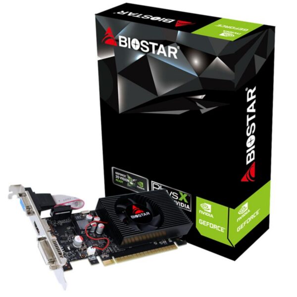 Graafikakaart Graphics Card|BIOSTAR|NVIDIA GeForce GT 730|4 GB|DDR3|128 bit|PCIE 2.0 16x|Me...