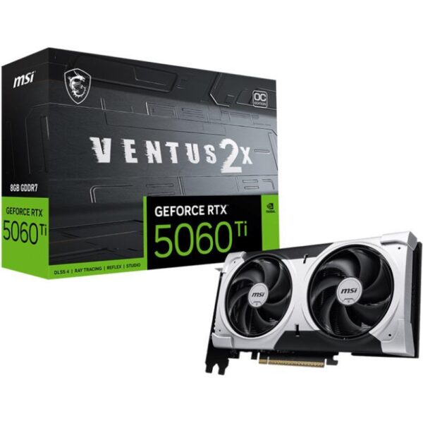 Graafikakaart Graphics Card|MSI|NVIDIA GeForce RTX 5060 Ti|8 GB|GDDR7|128 bit|PCIE 5.0 16x|...