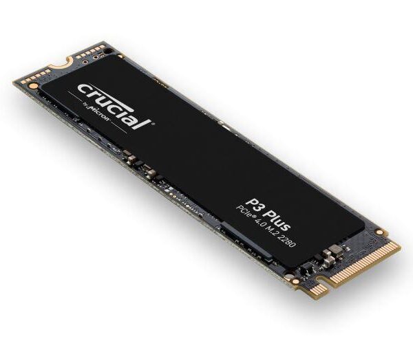 SSD|CRUCIAL|P3 Plus|2TB|M.2|PCIE|NVMe|3D NAND|Write speed 4200 MBytes/sec|Rea...