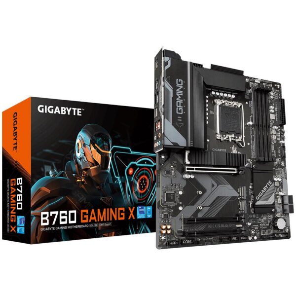 Emaplaat for Intel Protsessors Mainboard|GIGABYTE|Intel B760 Express|LGA1700|ATX|Memory DDR5|Memory slots 4|...