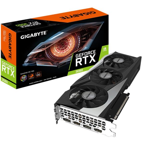 Graafikakaart Graphics Card|GIGABYTE|NVIDIA GeForce RTX 3060|12 GB|GDDR6|192 bit|PCIE 4.0 1...
