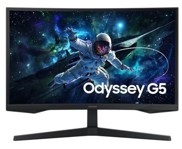 Monitor LCD Monitor|SAMSUNG|Odyssey G5|32"|Gaming/Curved|Height adjustable|Matte|Pane...