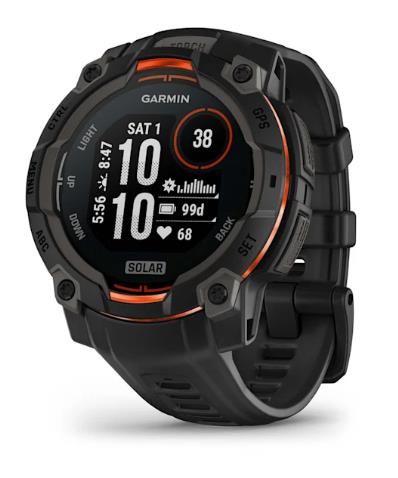 Nutikell SMARTWATCH INSTINCT 3 SOLAR/BLACK/BLK 010-02934-00 GARMIN