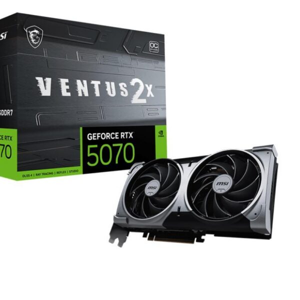 Graafikakaart Graphics Card|MSI|NVIDIA GeForce RTX 5070|12 GB|GDDR7|192 bit|PCIE 5.0 16x|Du...