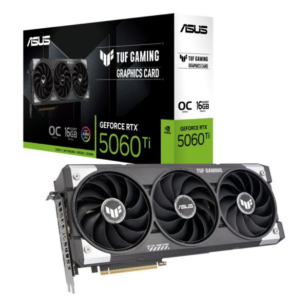 Graafikakaart Graphics Card|ASUS|NVIDIA GeForce RTX 5060 Ti|16 GB|GDDR7|128 bit|PCIE 5.0 16...