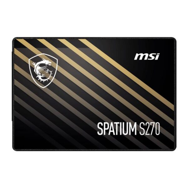 SSD SATA seade SSD|MSI|SPATIUM S270|960GB|SATA|3D NAND|Write speed 450 MBytes/sec|Read speed...