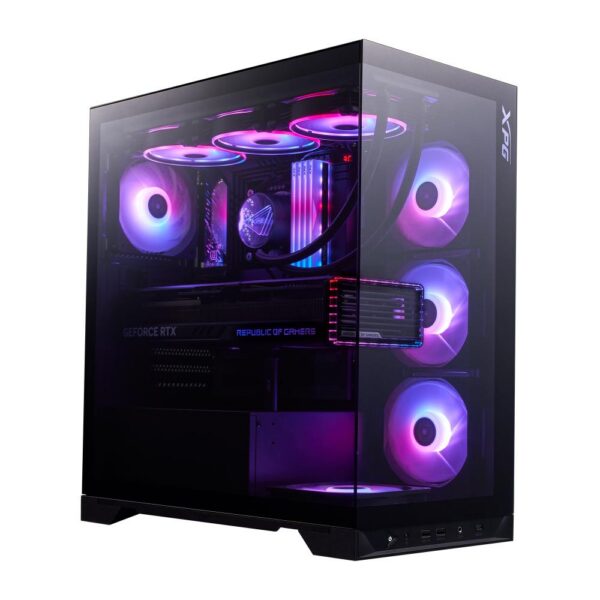 Case|ADATA|INVADER X BTF|MidiTower|Case product features Transparent panel|AT...