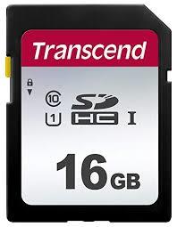 Mälukaart MEMORY SDHC 16GB UHS-I/C10 TS16GSDC300S TRANSCEND