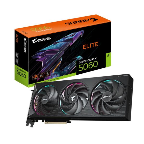 Graafikakaart Graphics Card|GIGABYTE|NVIDIA GeForce RTX 5060|8 GB|GDDR7|128 bit|PCIE 5.0 16...