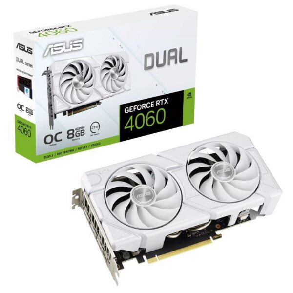 Graafikakaart Graphics Card|ASUS|NVIDIA GeForce RTX 4060|8 GB|GDDR6|128 bit|PCIE 4.0 16x|Du...