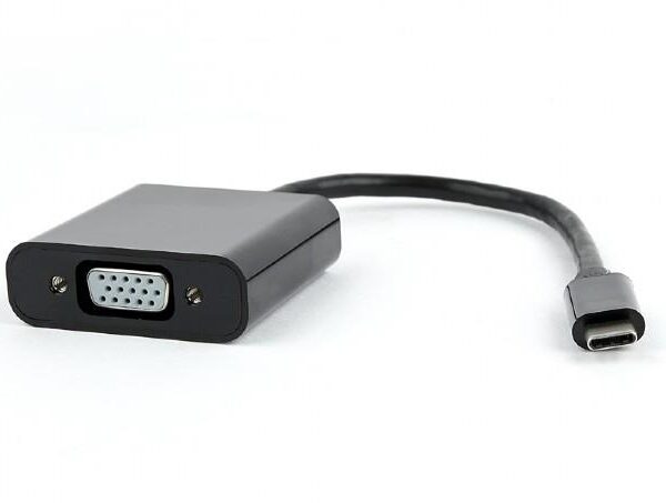 I/O ADAPTER USB-C TO VGA/BLIST/AB-CM-VGAF-01 GEMBIRD