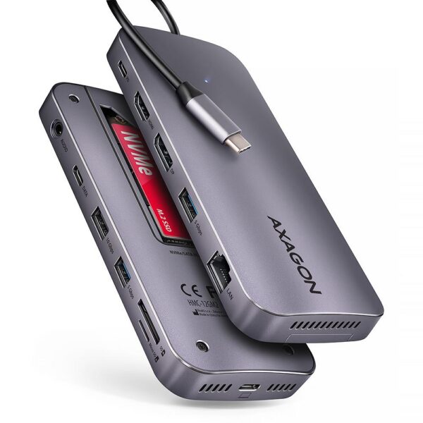 Sülearvuti dokk NB ACC DOCKING STATION/12IN1 HMC-12GM2 AXAGON