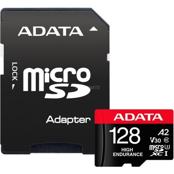 Mälukaart MEMORY MICRO SDXC 128GB W/AD./AUSDX128GUI3V30SHA2-RA1 ADATA