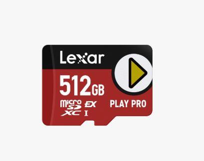 Mälukaart MEMORY MICRO SDXC 512GB UHS-I/PLAY LMSXPS0512G-BNNNG LEXAR