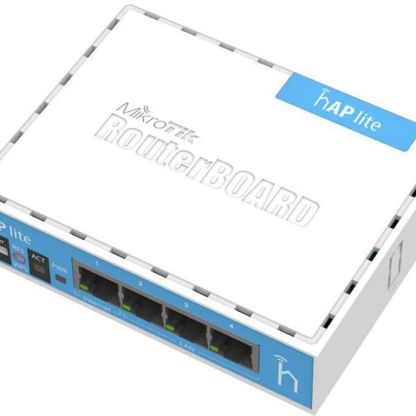 Access Point|MIKROTIK|IEEE 802.11 b/g|IEEE 802.11n|4x10Base-T / 100Base-TX|RB...