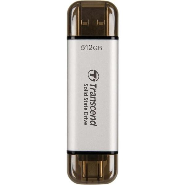 SSD väline seade External SSD|TRANSCEND|ESD310|512GB|USB-C|USB|3D NAND|Write speed 900 MBytes/...