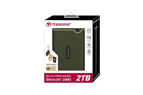 HDD External 2.5" External HDD|TRANSCEND|StoreJet|2TB|USB 3.0|Colour Green|TS2TSJ25M3G