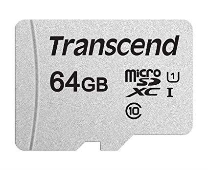 Mälukaart MEMORY MICRO SDXC 64GB/C10 TS64GUSD300S TRANSCEND