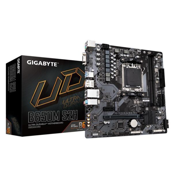 Emaplaat for AMD Protsessors Mainboard|GIGABYTE|AMD B650|SAM5|Micro-ATX|Memory DDR5|Memory slots 2|1xPCI-E...