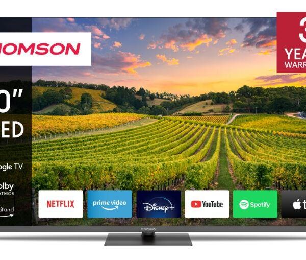 TV Set|THOMSON|50"|4K/Smart|QLED|3840x2160|Bluetooth|Google TV|50QG5C14