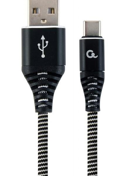 CABLE USB-C TO USB2 1M BLK/WHT/CC-USB2B-AMCM-1M-BW GEMBIRD