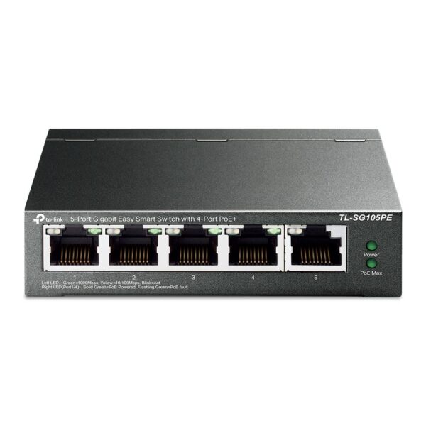 Switch|TP-LINK|Desktop/pedestal|5x10Base-T / 100Base-TX / 1000Base-T|PoE port...