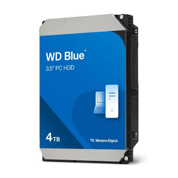 Kõvaketas HDD|WESTERN DIGITAL|Blue|4TB|SATA|256 MB|5400 rpm|3,5"|WD40EZAX