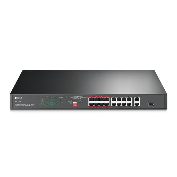 Switch|TP-LINK|Desktop/pedestal|16x10Base-T / 100Base-TX|PoE+ ports 16|TL-SL1...