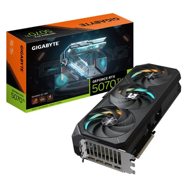 Graafikakaart Graphics Card|GIGABYTE|NVIDIA GeForce RTX 5070 Ti|16 GB|GDDR7|256 bit|PCIE 5....