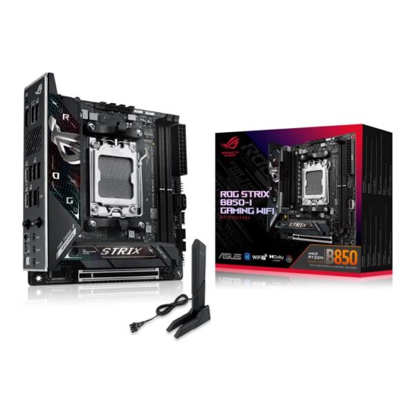 Emaplaat for AMD Protsessors Mainboard|ASUS|AMD B850|SAM5|Mini-ITX|Memory DDR5|Memory slots 2|1xPCI-Expres...