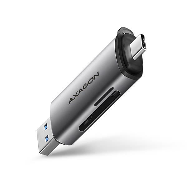 Mälukaart CARD READER USB-C+USB3.2 2SLOT/SD/MICROSD CRE-SAC AXAGON