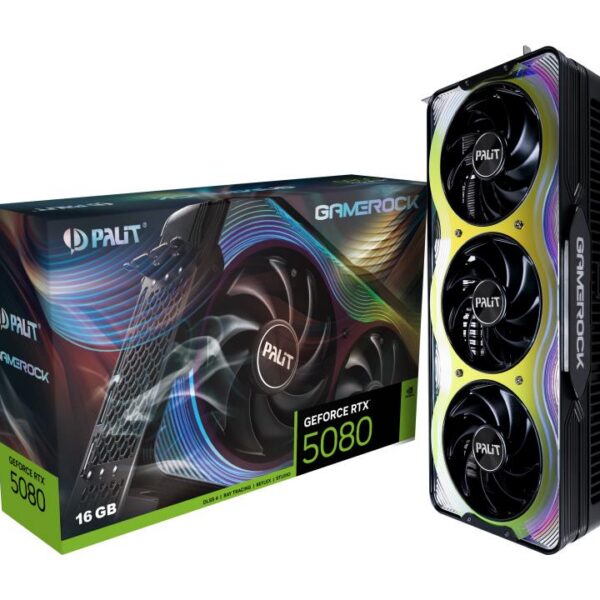Graafikakaart Graphics Card|PALIT|NVIDIA GeForce RTX 5080|16 GB|GDDR7|256 bit|PCIE 5.0 16x|...