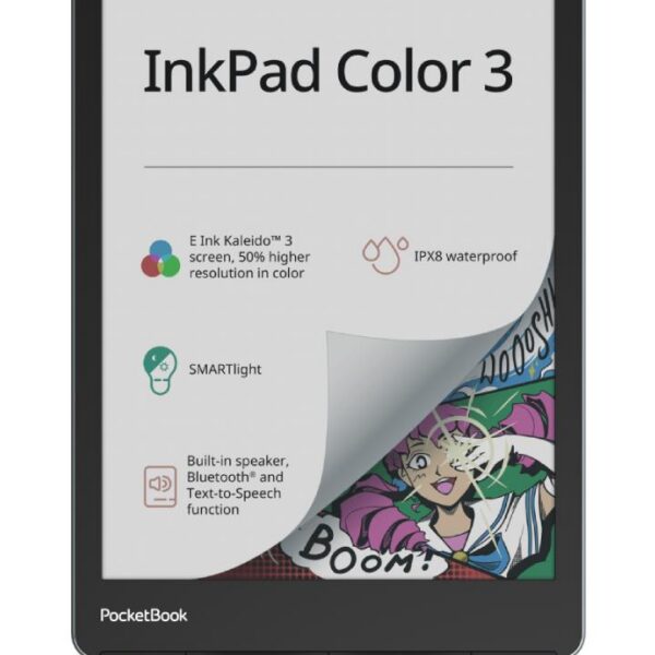 E-Reader|POCKETBOOK|InkPad Color 3|7.8"|1872x1404|1xUSB-C|Wireless LAN|Blueto...