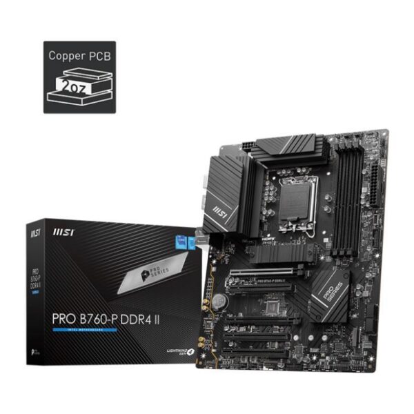 Emaplaat for Intel Protsessors Mainboard|MSI|Intel B760 Express|LGA1700|ATX|Memory DDR4|Memory slots 4|5xPCI...