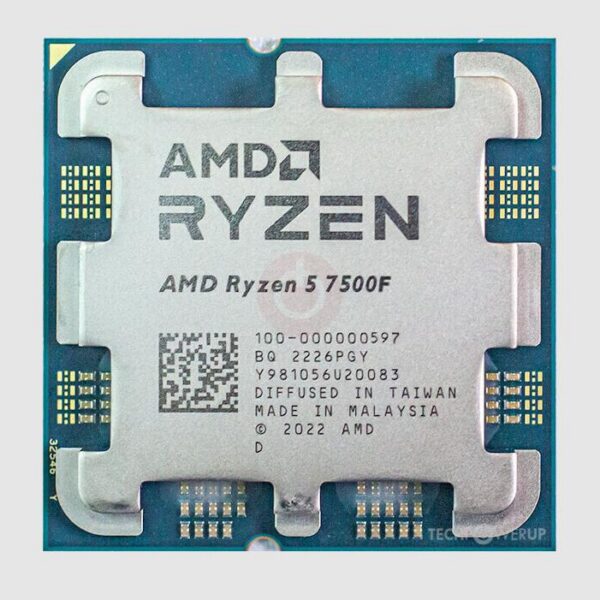 Protsessor CPU|AMD|Desktop|Ryzen 5|7500F|3700 MHz|Cores 6|6MB|Socket SAM5|65 Watts|OEM|1...