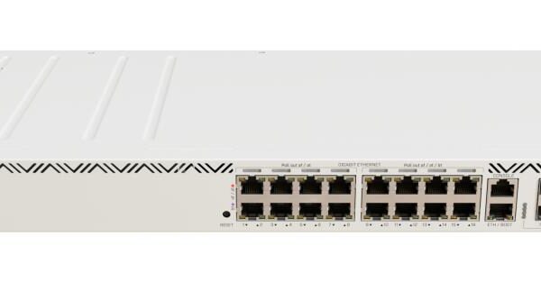 Switch|MIKROTIK|CRS320-8P-8B-4S+RM|17x10Base-T / 100Base-TX / 1000Base-T|4xSF...