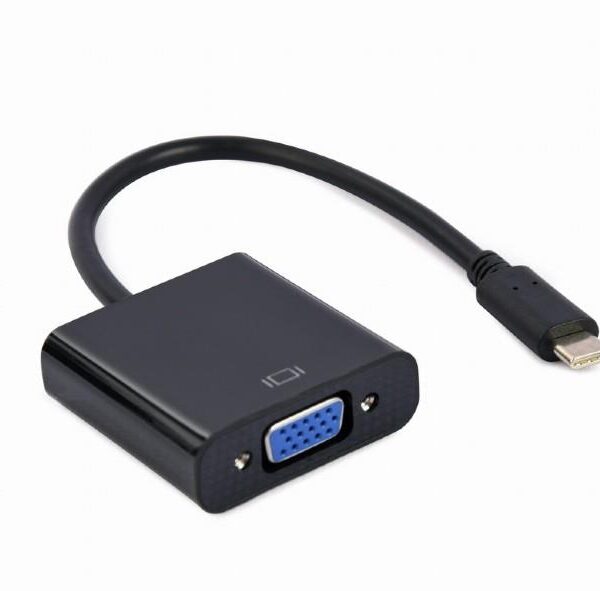 I/O ADAPTER USB-C TO VGA/A-CM-VGAF-01 GEMBIRD