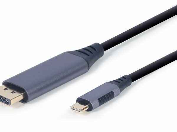 CABLE USB-C TO DP 1.8M/GREY CC-USB3C-DPF-01-6 GEMBIRD