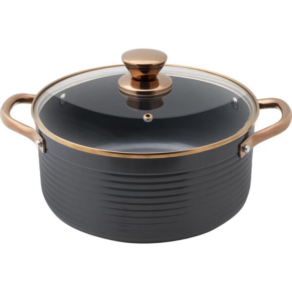Pott klaaskaanega 24cm 4,9l Lamart Orro LT1241