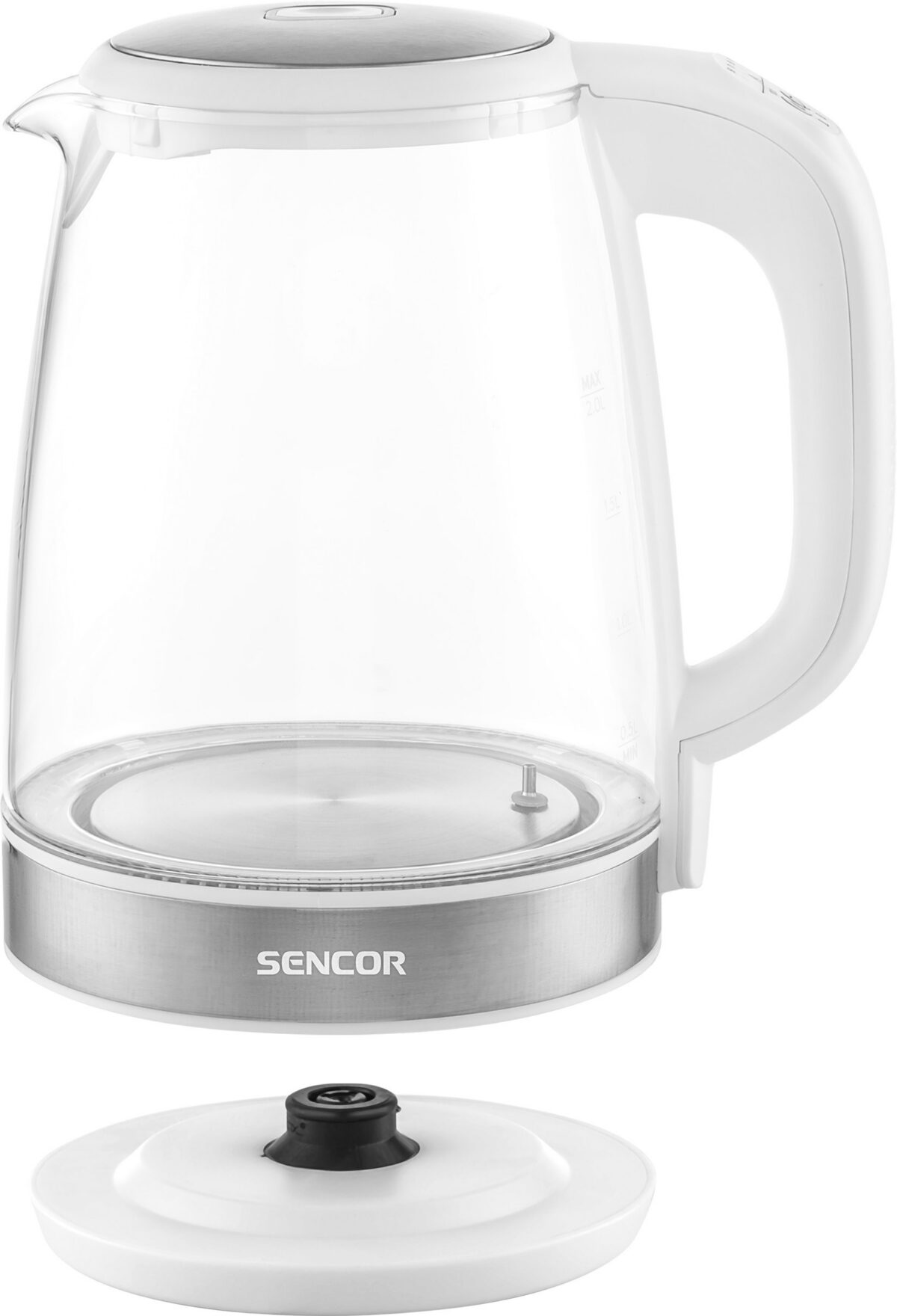 Klaaskorpusega veekeetja Sencor SWK2190WH, valge - Image 3
