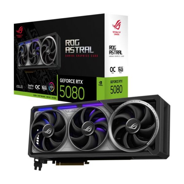 Graafikakaart Graphics Card|ASUS|NVIDIA GeForce RTX 5080|16 GB|GDDR7|256 bit|PCIE 5.0 16x|T...