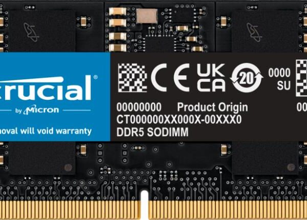 NB MEMORY 16GB DDR5-5600 SO/CT16G56C46S5 CRUCIAL