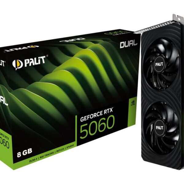 Graafikakaart Graphics Card|PALIT|NVIDIA GeForce RTX 5060|8 GB|GDDR7|128 bit|PCIE 5.0 16x|D...