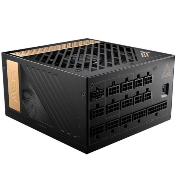 Protsessor Power Supply|MSI|1300 Watts|Efficiency 80 PLUS PLATINIUM|PFC Active|MEGAI1300...