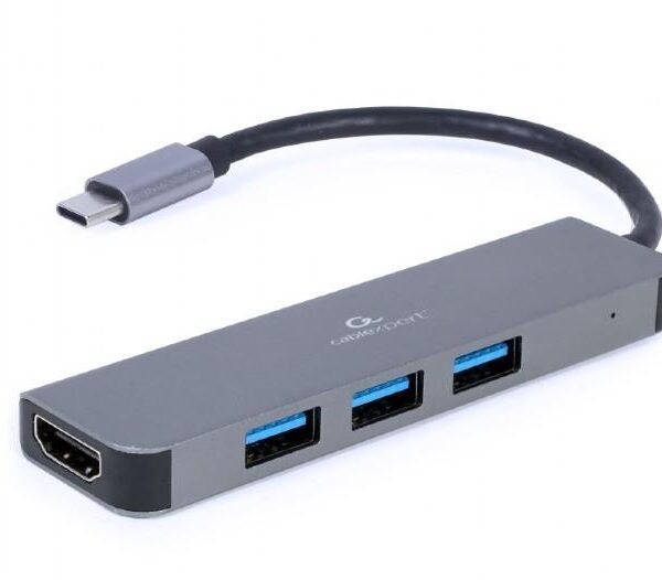I/O ADAPTER USB-C TO HDMI/USB3/2IN1 A-CM-COMBO2-01 GEMBIRD