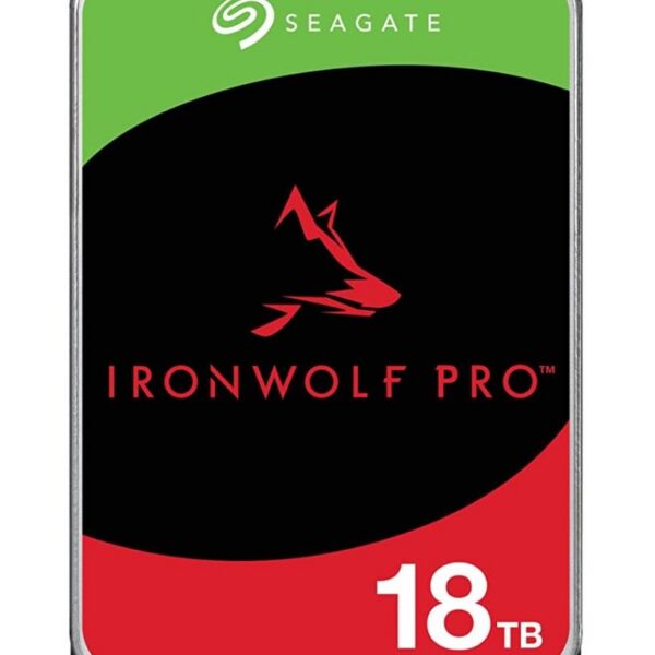 Kõvaketas HDD|SEAGATE|IronWolf Pro|18TB|SATA|256 MB|7200 rpm|3,5"|ST18000NT001