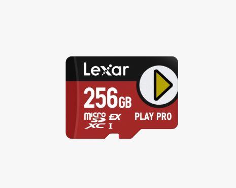 Mälukaart MEMORY MICRO SDXC 256GB UHS-I/PLAY LMSXPS0256G-BNNNG LEXAR