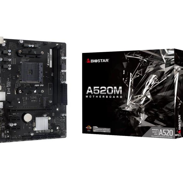 Emaplaat for AMD Protsessors Mainboard|BIOSTAR|AMD A520|SAM4|Micro-ATX|Memory DDR4|Memory slots 2|2xPCI-Ex...